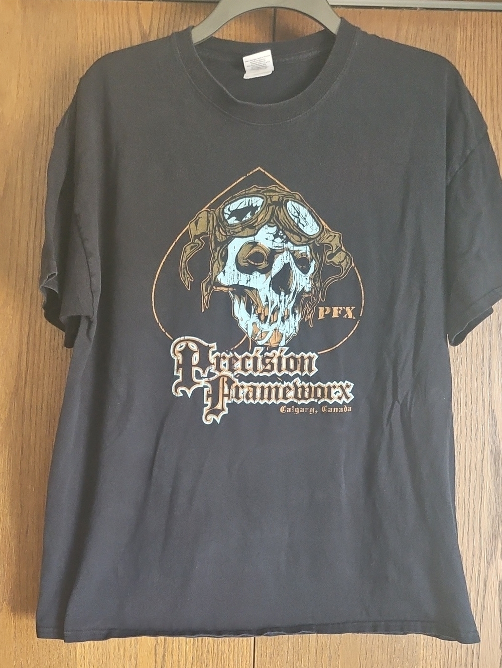 Precision Framworx Black Graphic Skull T-Shirt